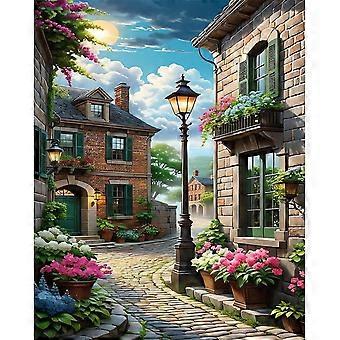 Peaceful Street Jigsaw Puzzle for AdultsColorful Street Jigsaw Puzzle for Adults Perfect for Gifts and HAA560