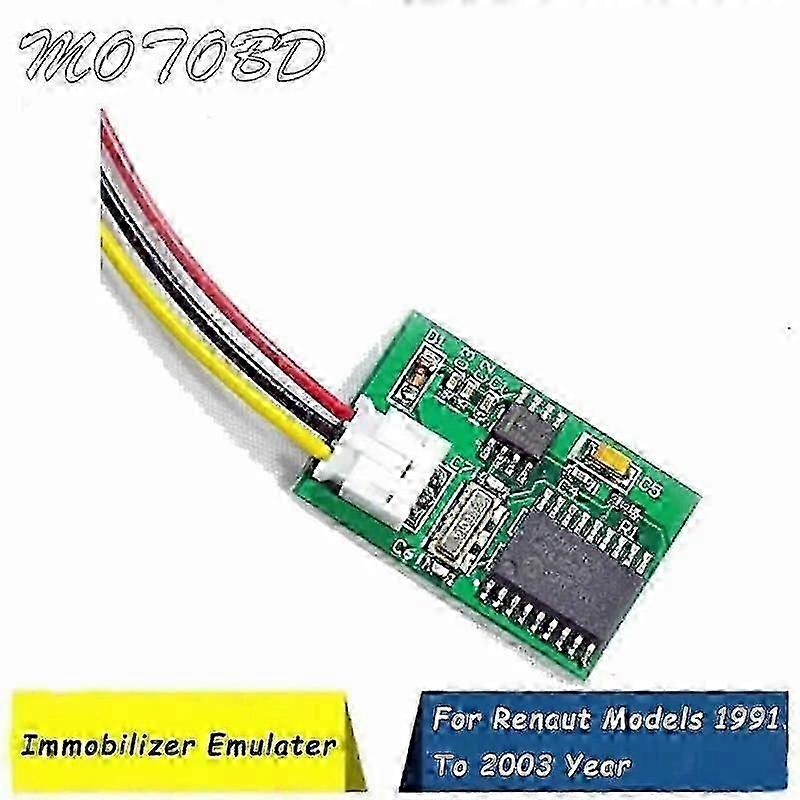 Renault Immobiliser Emulator Module - Decode ECU, 3-Wire Connection, Compatible