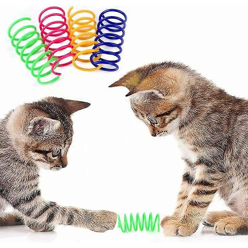 Durable Plastic Spring Coils For Indoor Cat Play