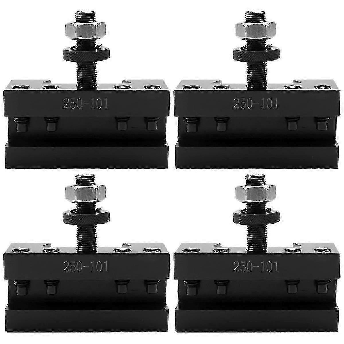 4PCS Lathe Facing Holder compatible with Quick Change CNC Turning Tool 250-101