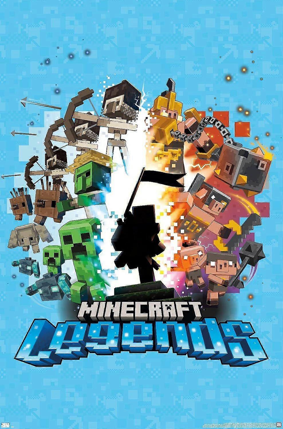 Minecraft: Legends - Modré puzzle AD179