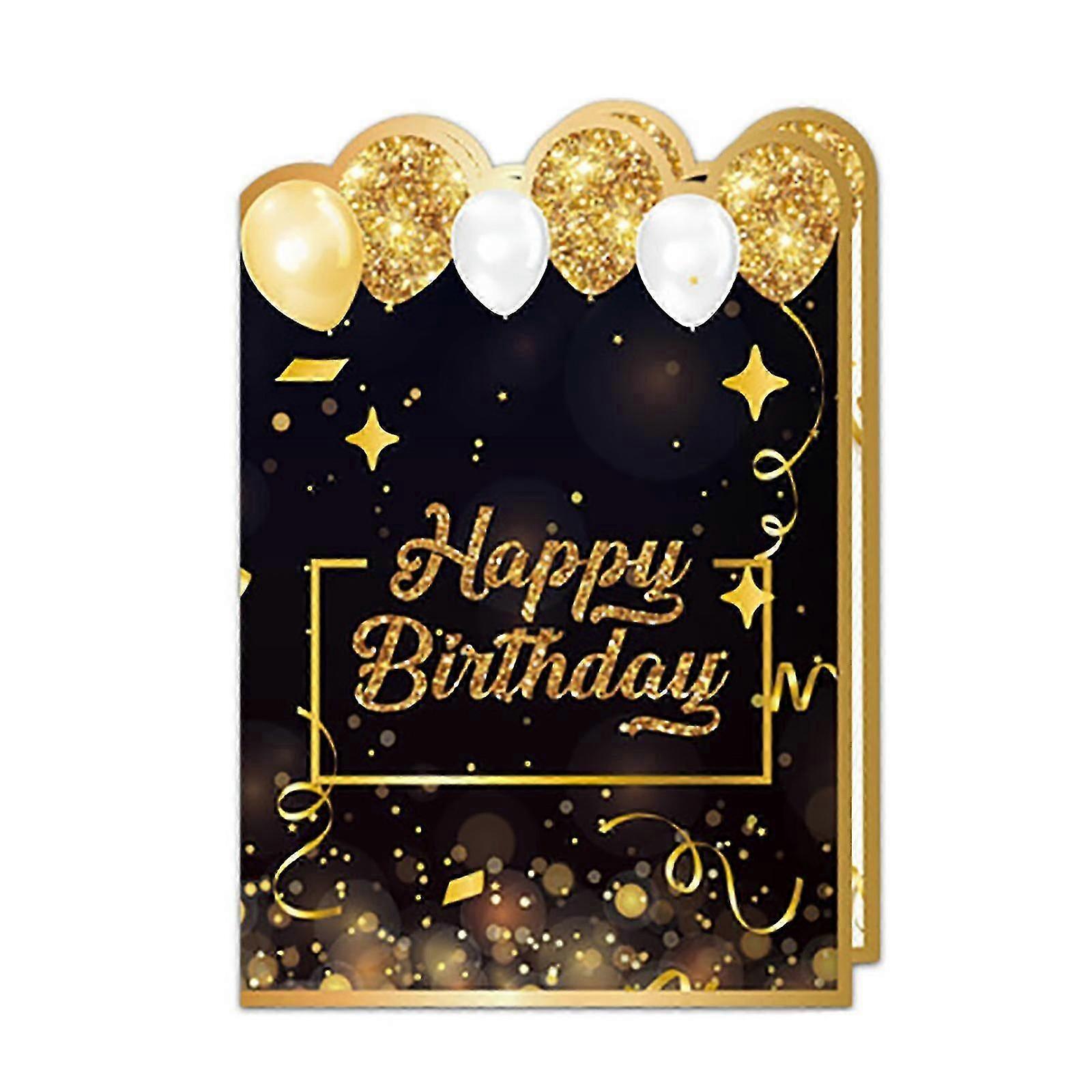 Oversized Gold Birthday Memory Sheet
