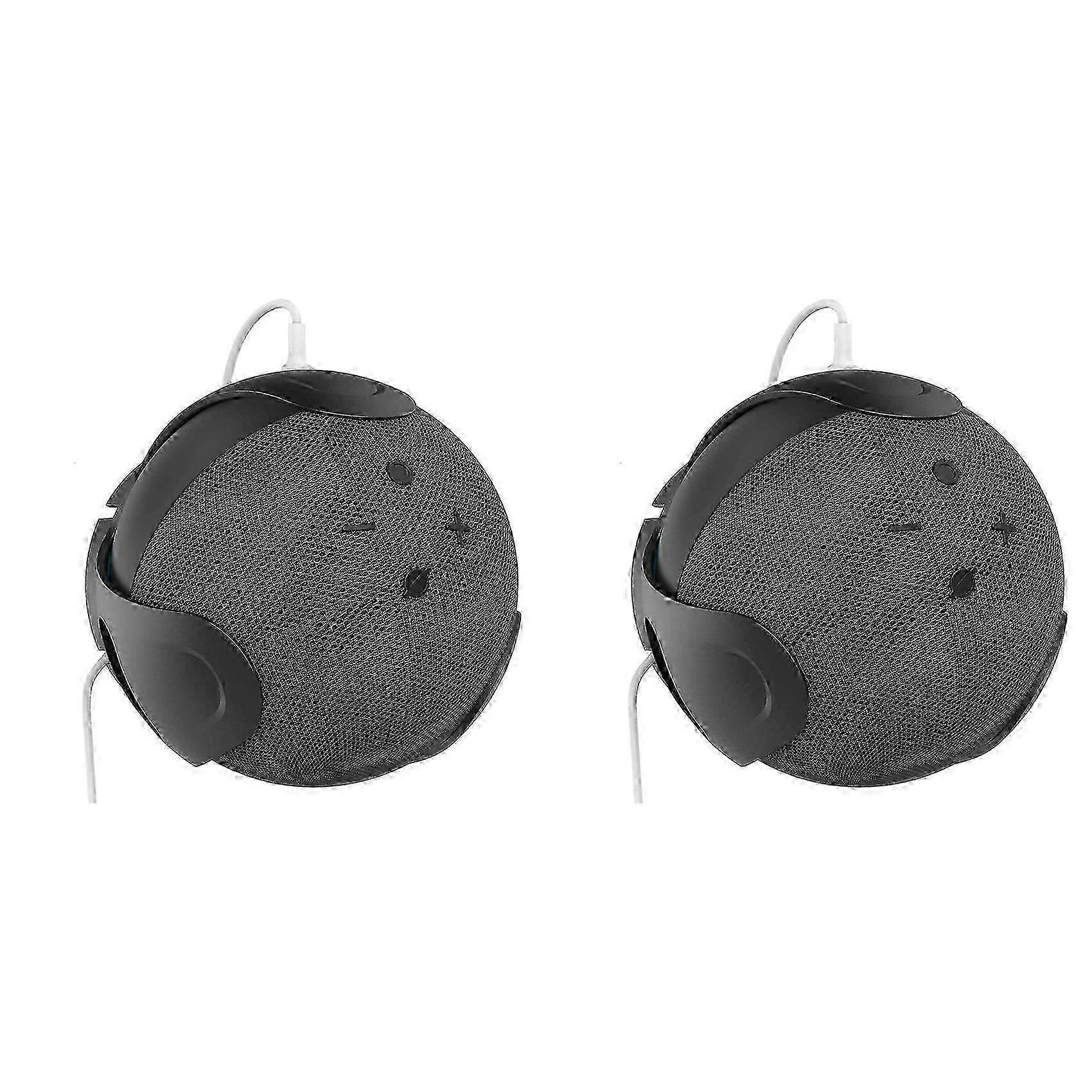 2X Wall Mount Holder compatible with Echo Dot 5th/4th Generation Speaker Speaker Outlet Wall Bracket Stood compatible with Echo Dot 5Th/4Th Gen EP