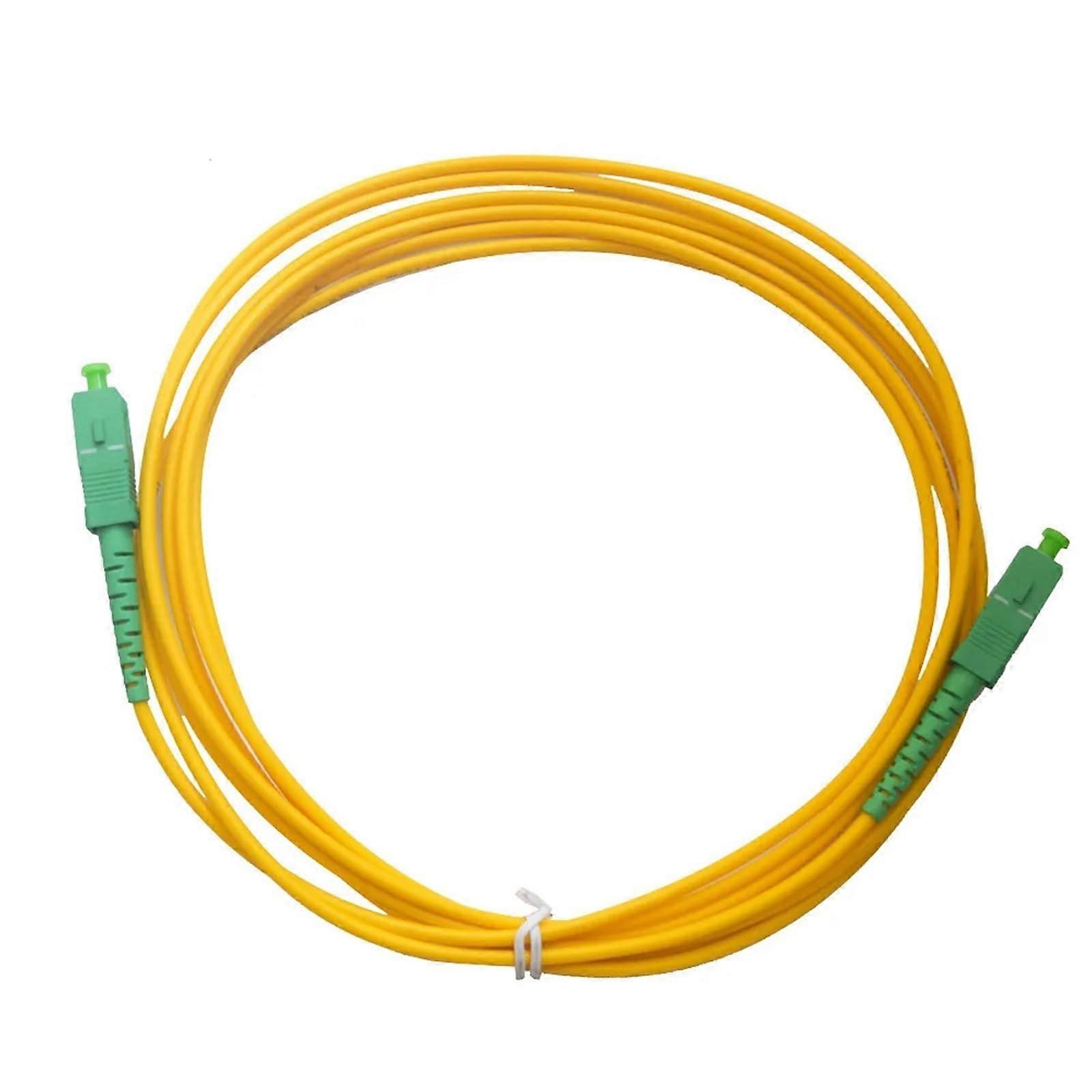 10PCS SC/APC Single Mode Fiber Optic Patch Cable 0.5m Low Loss Stable Performance for FTTH