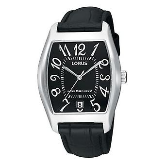 Lorus horloges Quartz analoge mannen horloge met RXH57GX9 Cowskin armband