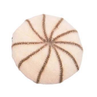 Women Winter Hat Thick Warm Knitted Hat Soft Velvet Slouchy Cap with Visor Brim for Middle-Aged And Elderly Ladies
