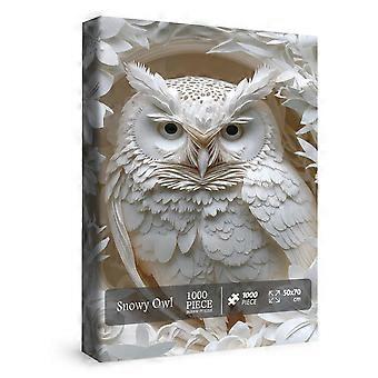 1000 Piece Wooden Jigsaw Puzzle for Adults, Laser‑Cut Natural Wood Art, Challenging Gift Decor