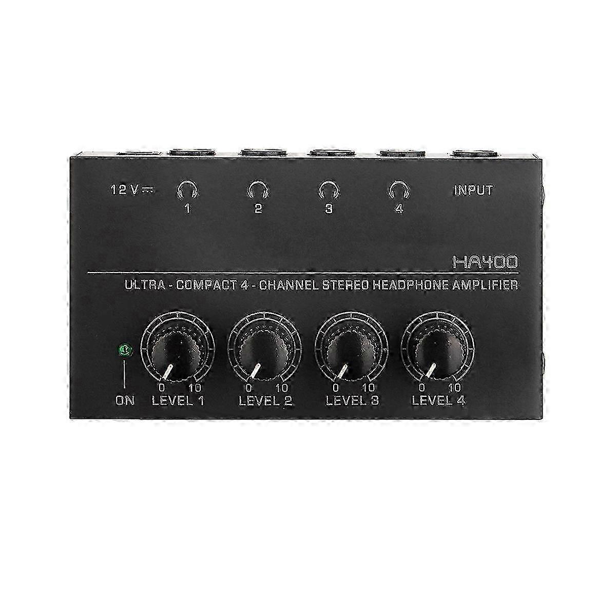 Monitor Headphone Amplifier Compatible with Ha400 4-way US Plug