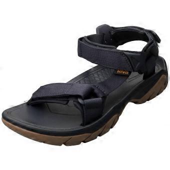 Sandálias de caminhada masculinas Teva Terra Fi 5 Universal na cor azul marinho