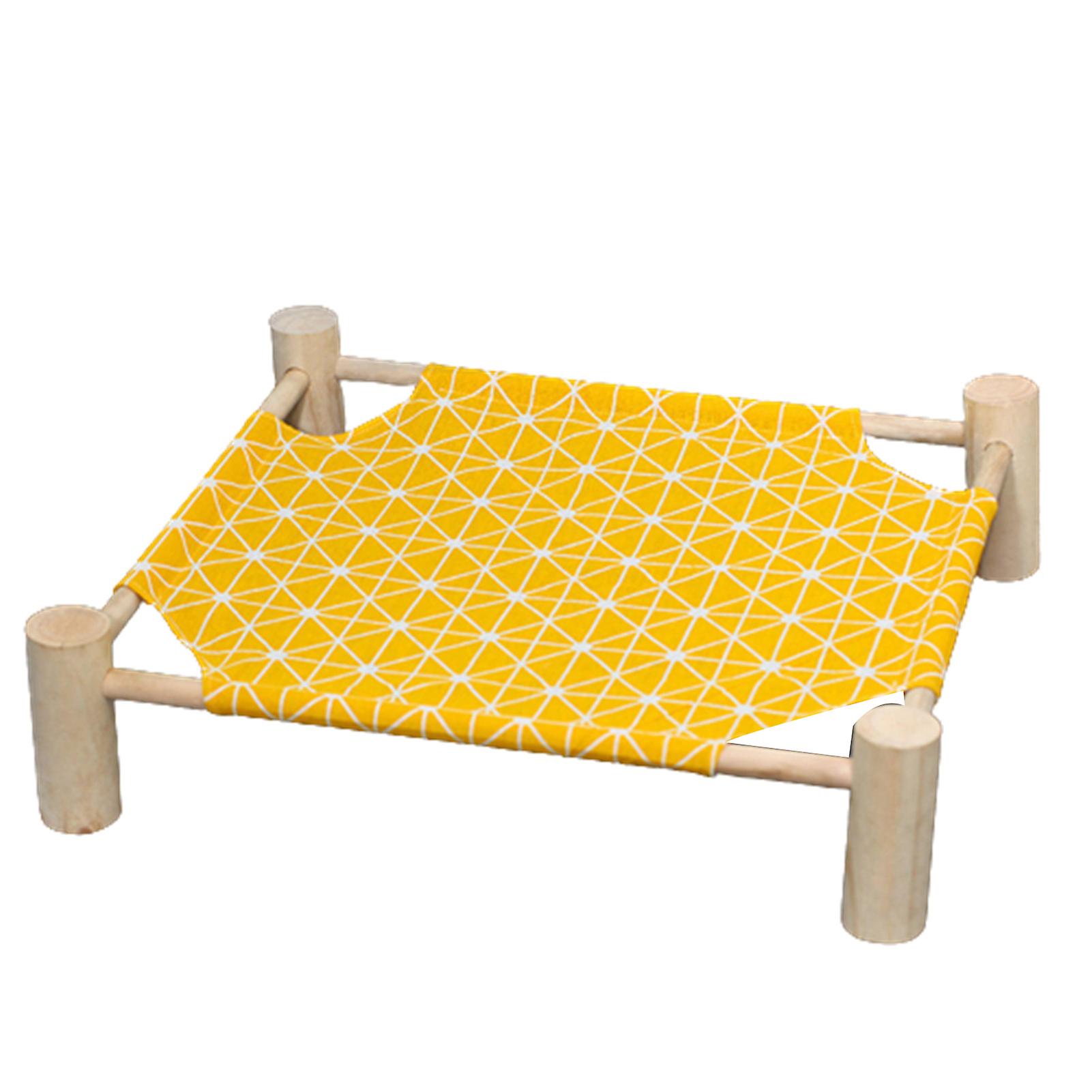 Wooden Cat Elevated Cooling Outdoor Bed Breathable Elevated Dog Bed Cat Beds For Indoor Cats