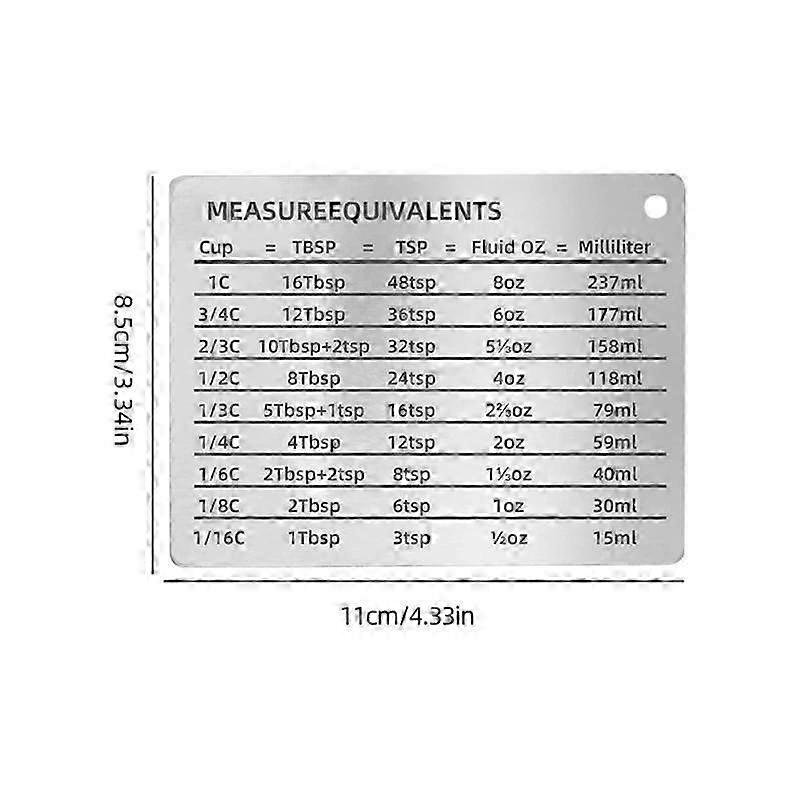 Engraved Oz To Ml Refrigerator Magnet