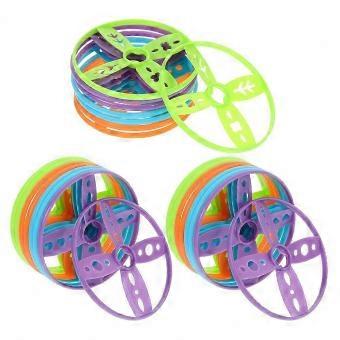 24pcs Flying Disc Refill Set Compatible with Most Handheld and Foot-Powered Flying Disc Toys - Outdoor Game Accessories for Kids