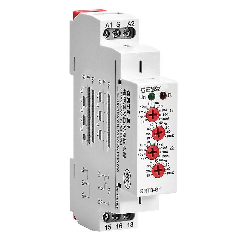 Mini Timer Relay Asymmetric Cycle Timer On/off Repeat Cycle Time Relay,230v Ac/dc 12-240v