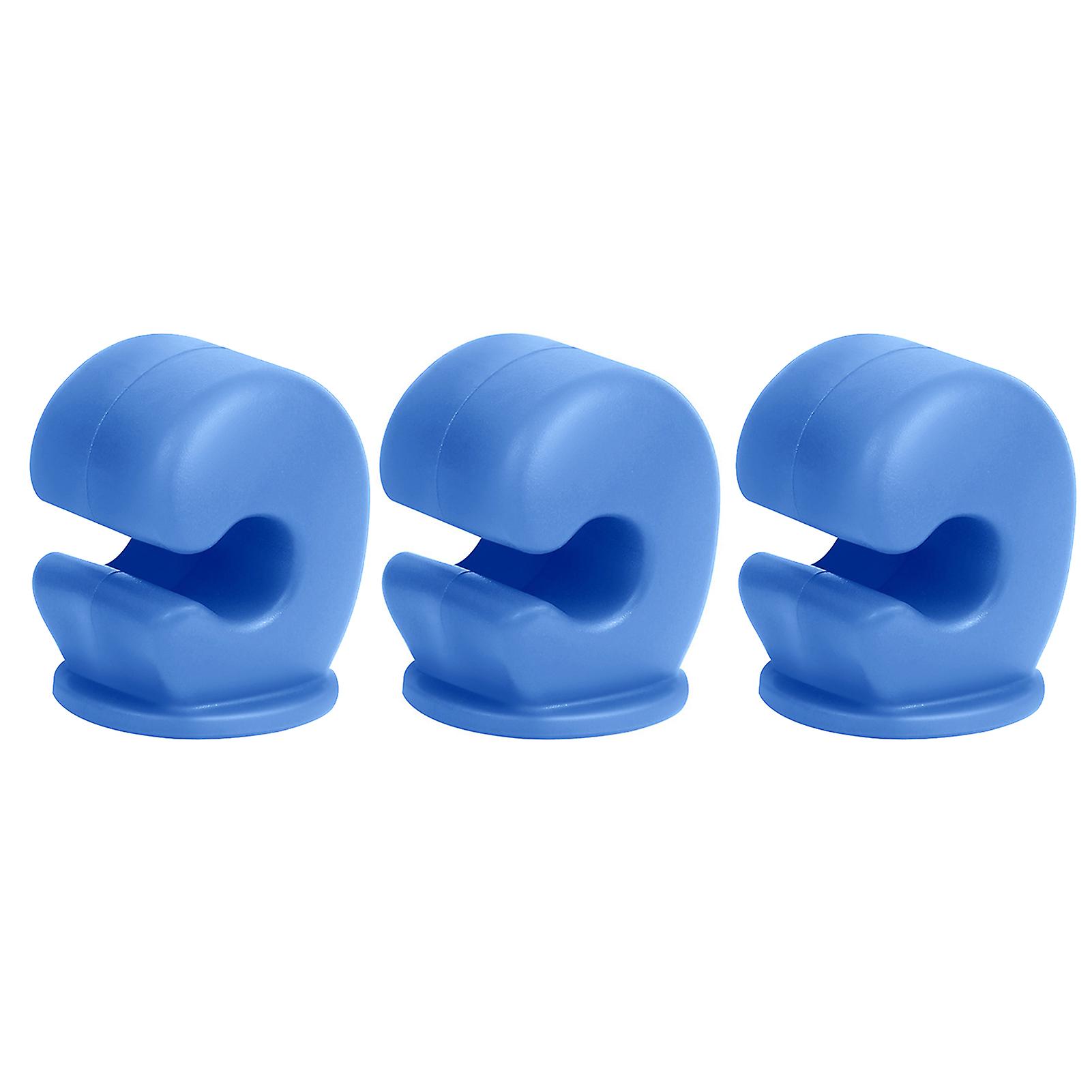 3pcs Cable Managers Desktop Multipurpose Cord Keeper Hole-free Data Cable Holder