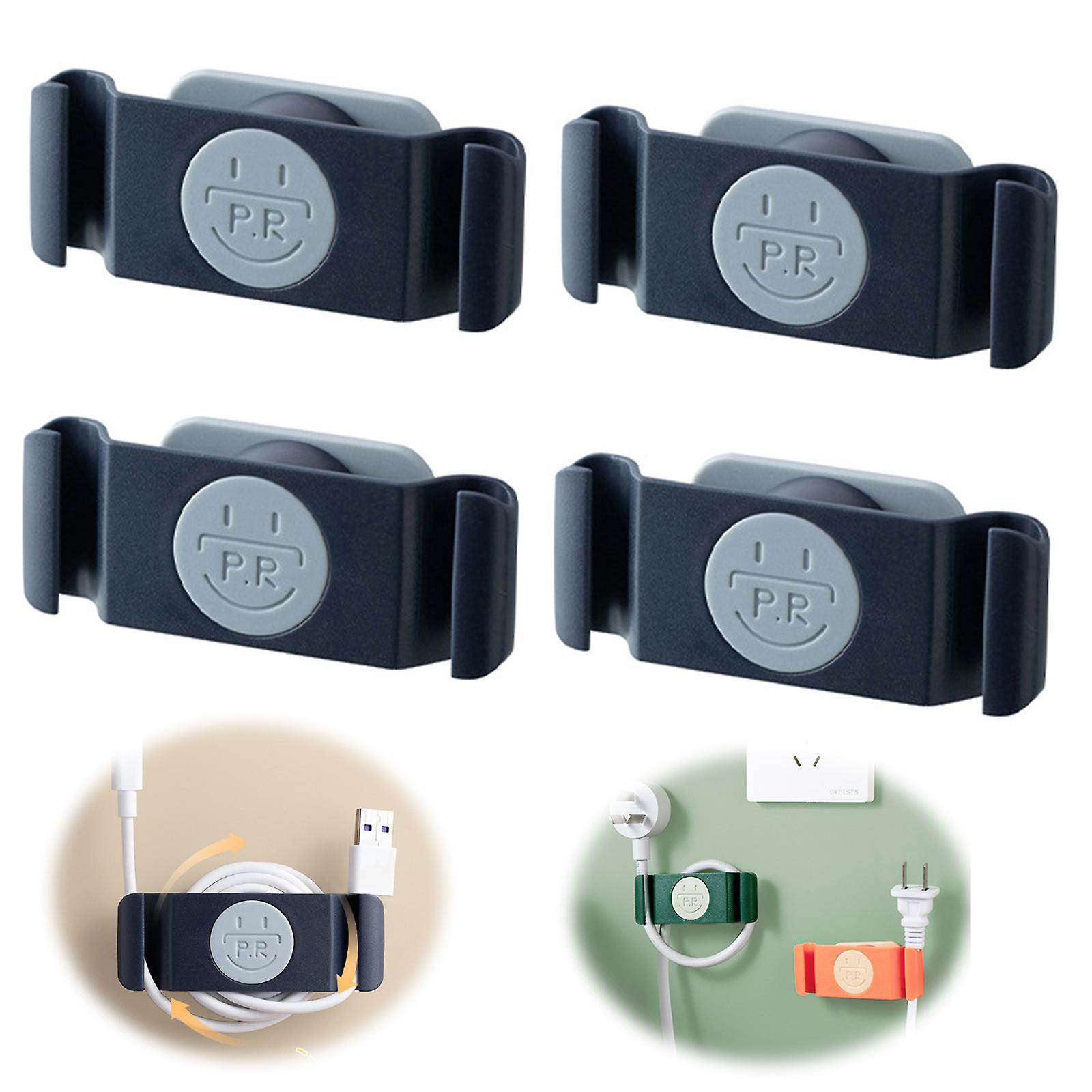 Cable Winding Machine 4 PCS 360 Degree Rotating Multifunctional ABS Cable Holder