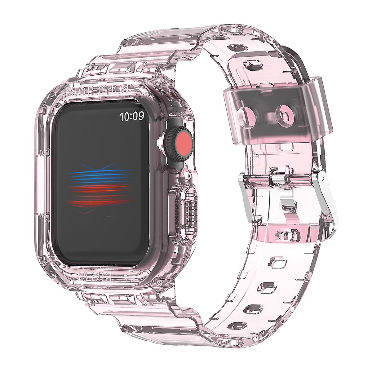 For Apple Watch Ultra 1 + 2 49mm Strap with Case Protector Light Pink
