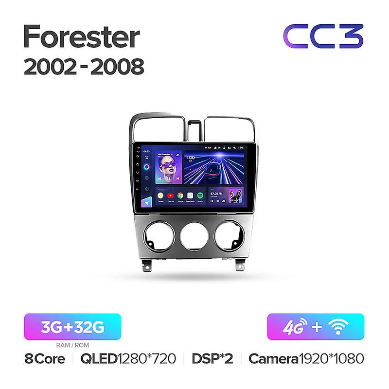 Cc3 2k For Subaru Forester Sg 2002 - 2008 Car Radio Multimedia Video Player Navigation Stereo Gps Android 10 No 2din 2 Din Dvd
