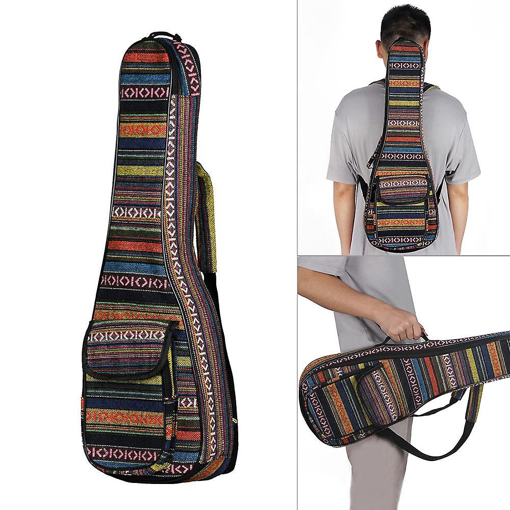 Special National Style 23" Ukelele Ukulele Uke Bag Backpack Case 6mm Cotton Padding Durable