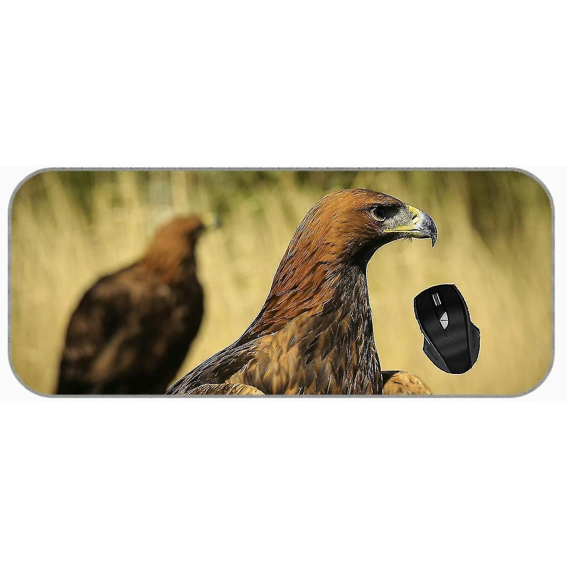 (750x300x3) Large Xxl Animal Deagle Golden Eagle Gaming Mouse Pad Non Rubber Mouse Pads