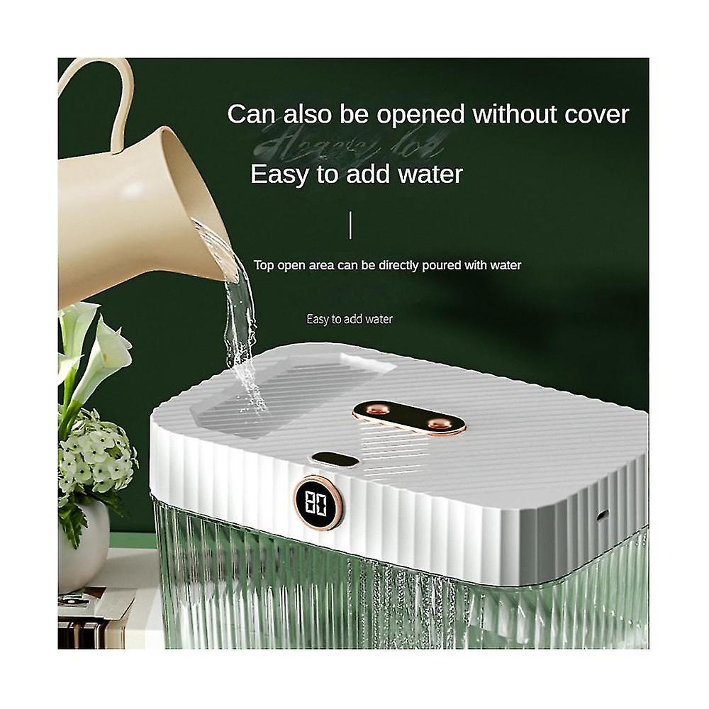 5l Double Nozzle Air Humidifier With Lcd Humidity Display Larges Capacity Essential Oil Diffuser Be