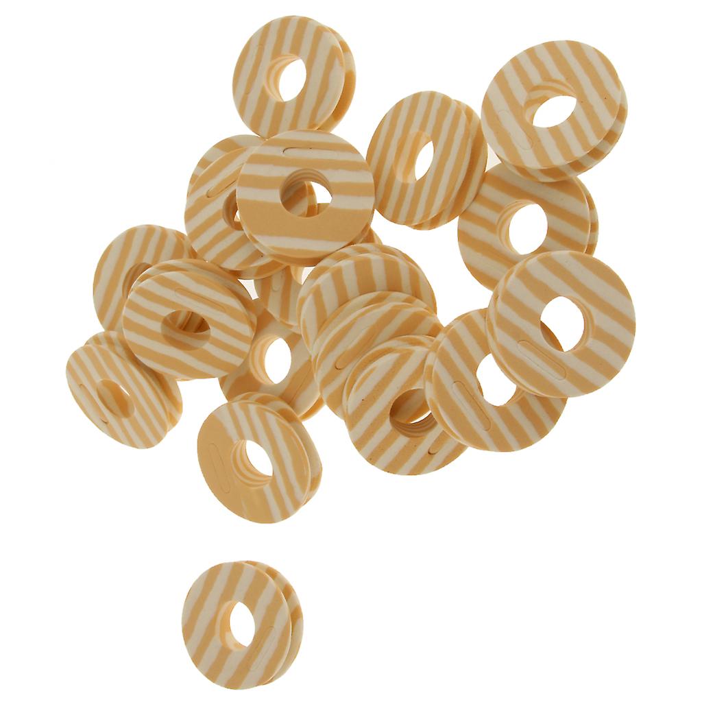 100pcs Round EVA Fishing Tackle Bobbins Spools Hook Line Rig Trace Storage