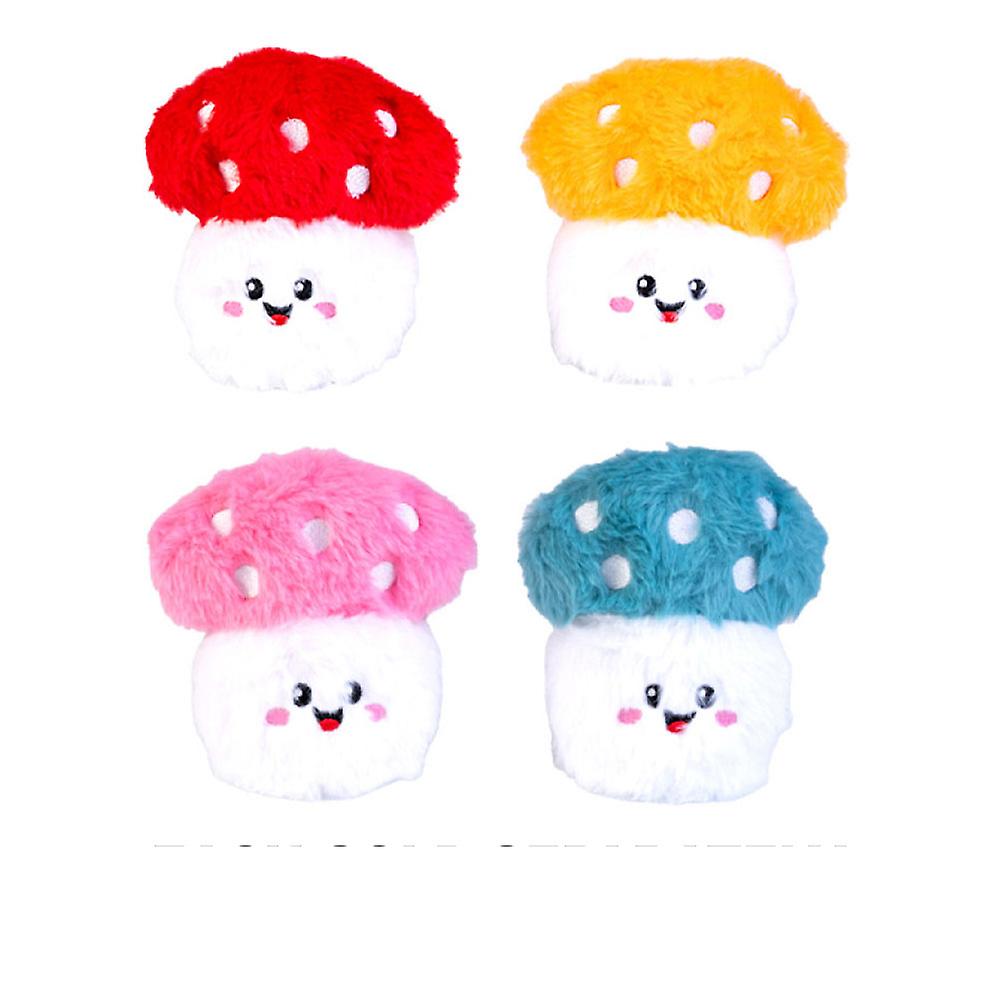 MUSHROOMS 收藏毛绒球果冻软毛绒玩具(随机 1 件)