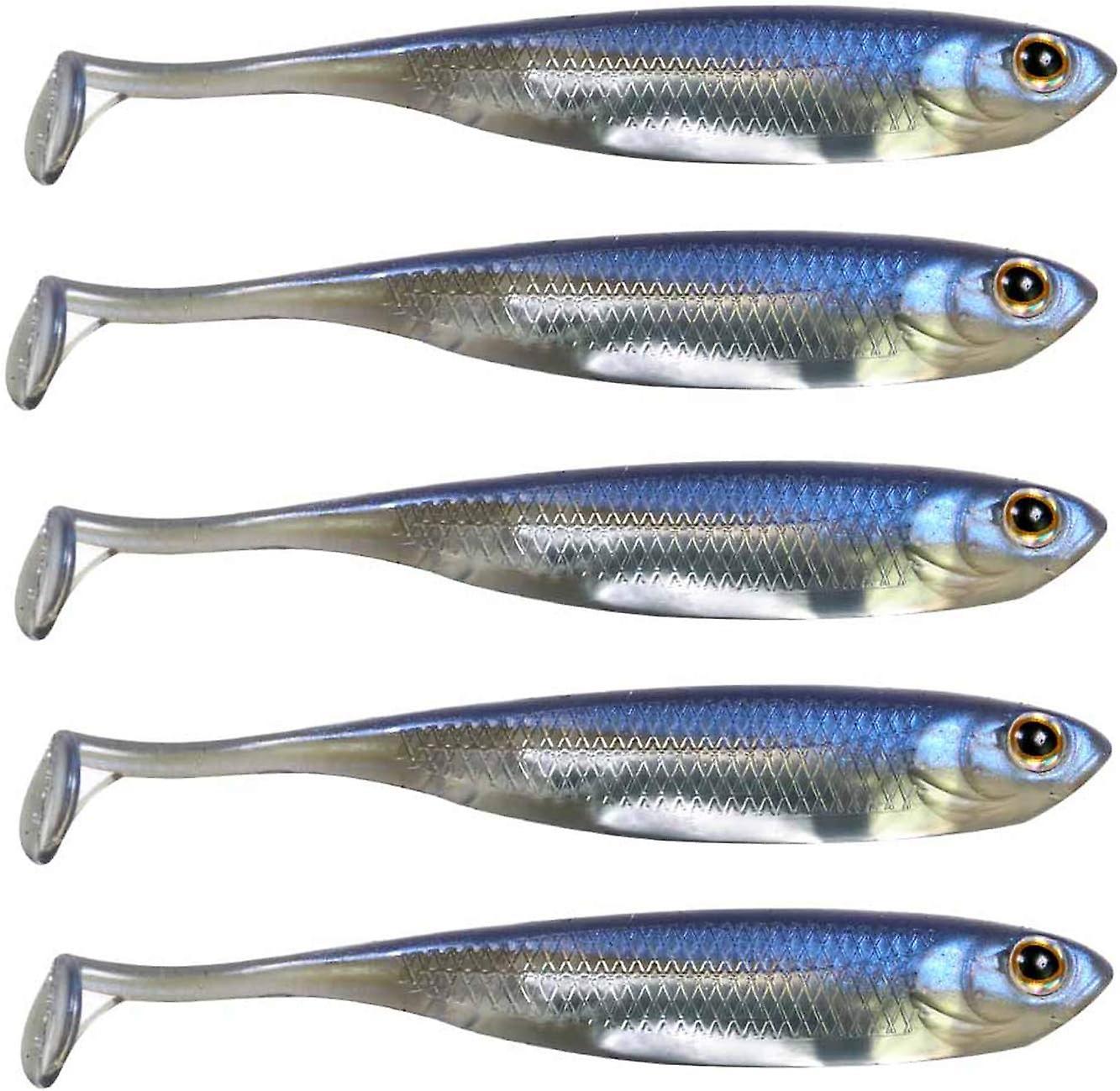 Soft Plastic Lures - Paddle Tail Swimbaits For Fishing