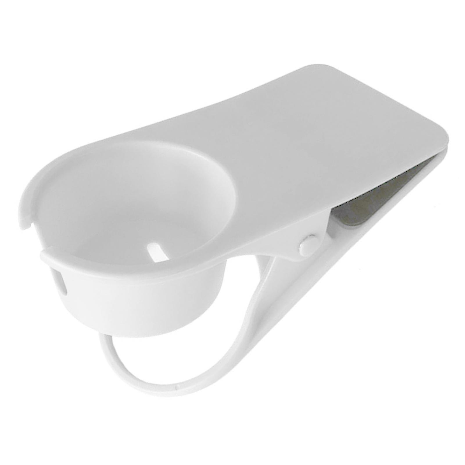 Desk Cup Holder Clip Space Saving Large Multifunctional Table Clamp Mug Stand for Beverage Bottle