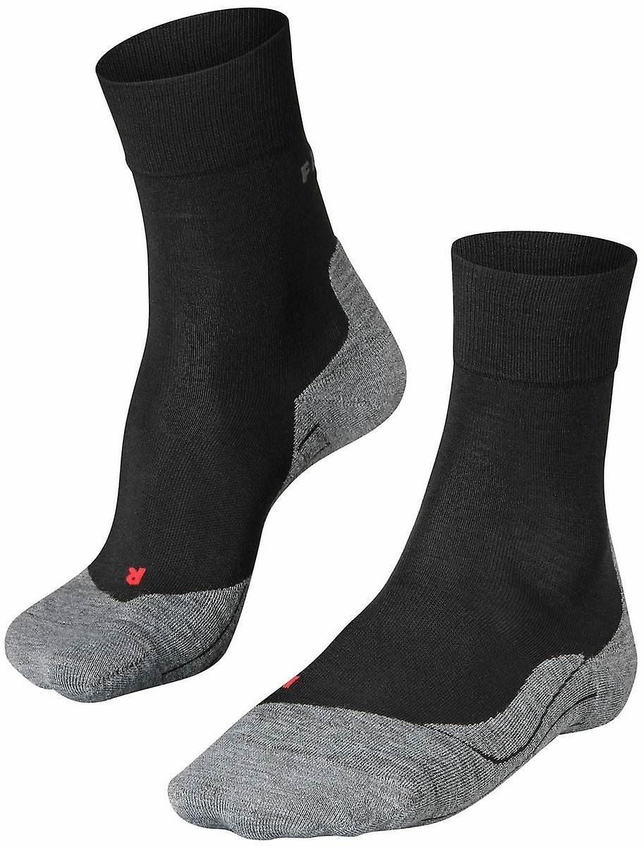 Falke Running 4 Wool Socks - Black/Grey