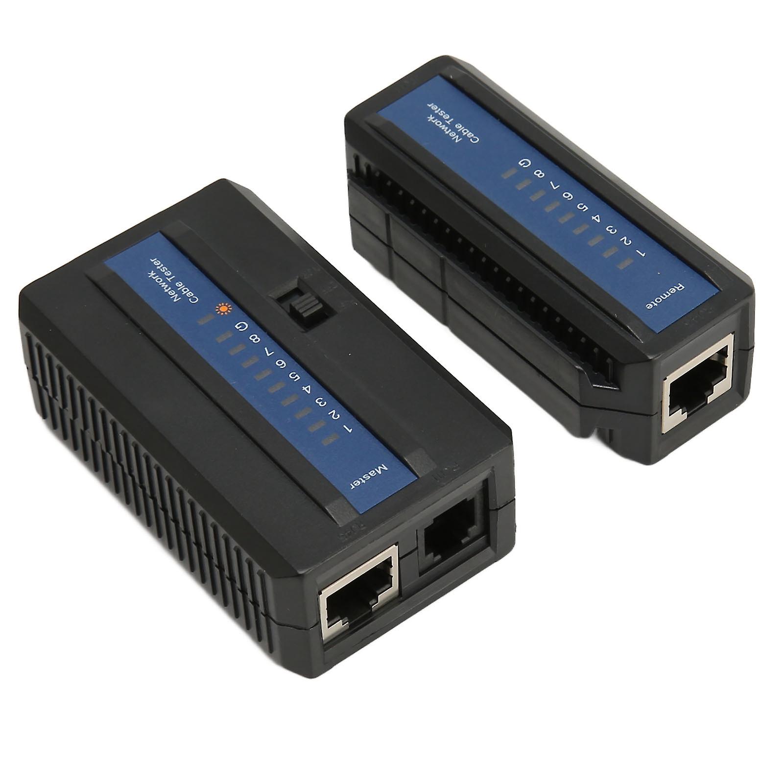 Network Cable Tester, LAN Cable, Telephone Line, Dual-use Maintenance Tool for UTP Cable RJ45, RJ11, RJ12, CAT5, CAT6, CAT7