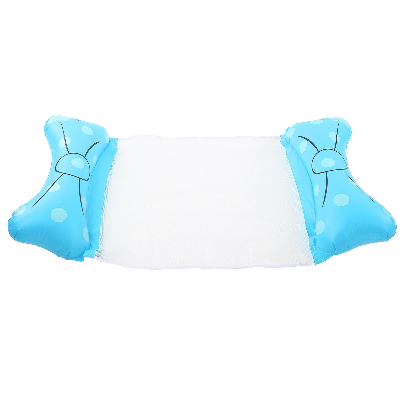 Inflatable Pool Float Hammock Portable Water Hammock Swimming Pool Float for AdultsLight Blue