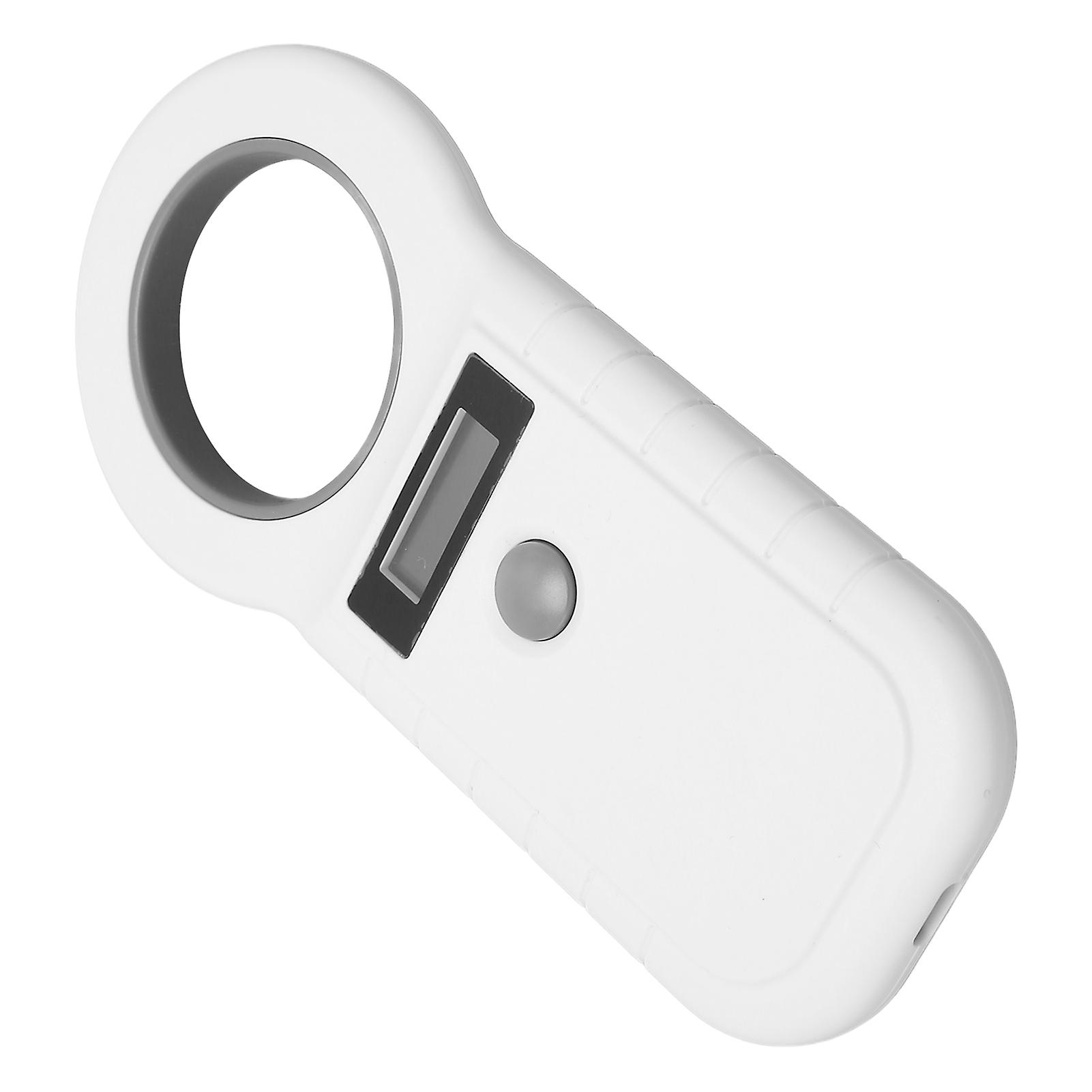 Pet Microchip Scanner 134.2Khz 125Khz EMID FDX B Wired USB Wireless 2.4G Bluetooth Handheld Animal Chip Reader White 