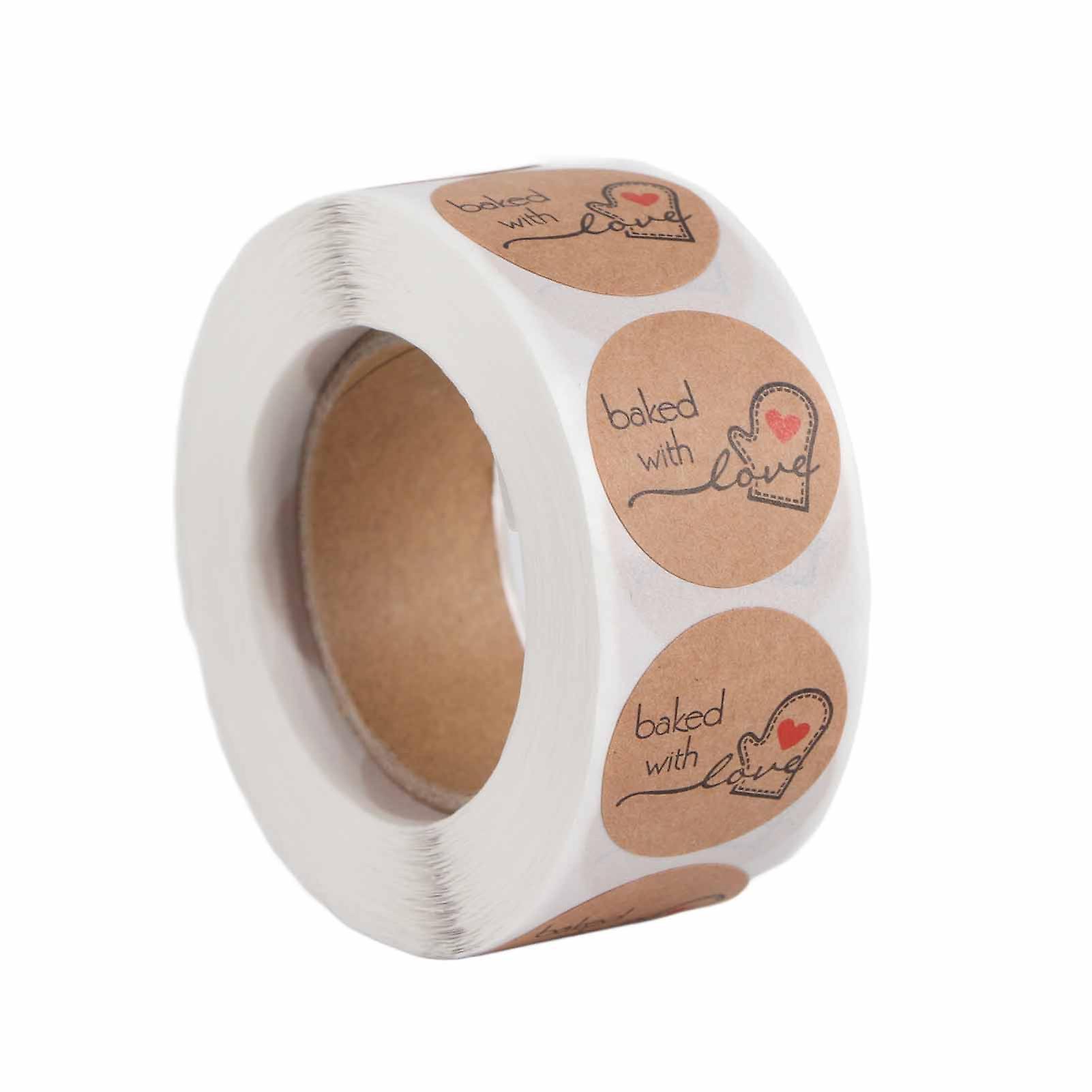 500PCS Baking Designed Decorative Sticker for DIY Desserts Boxes