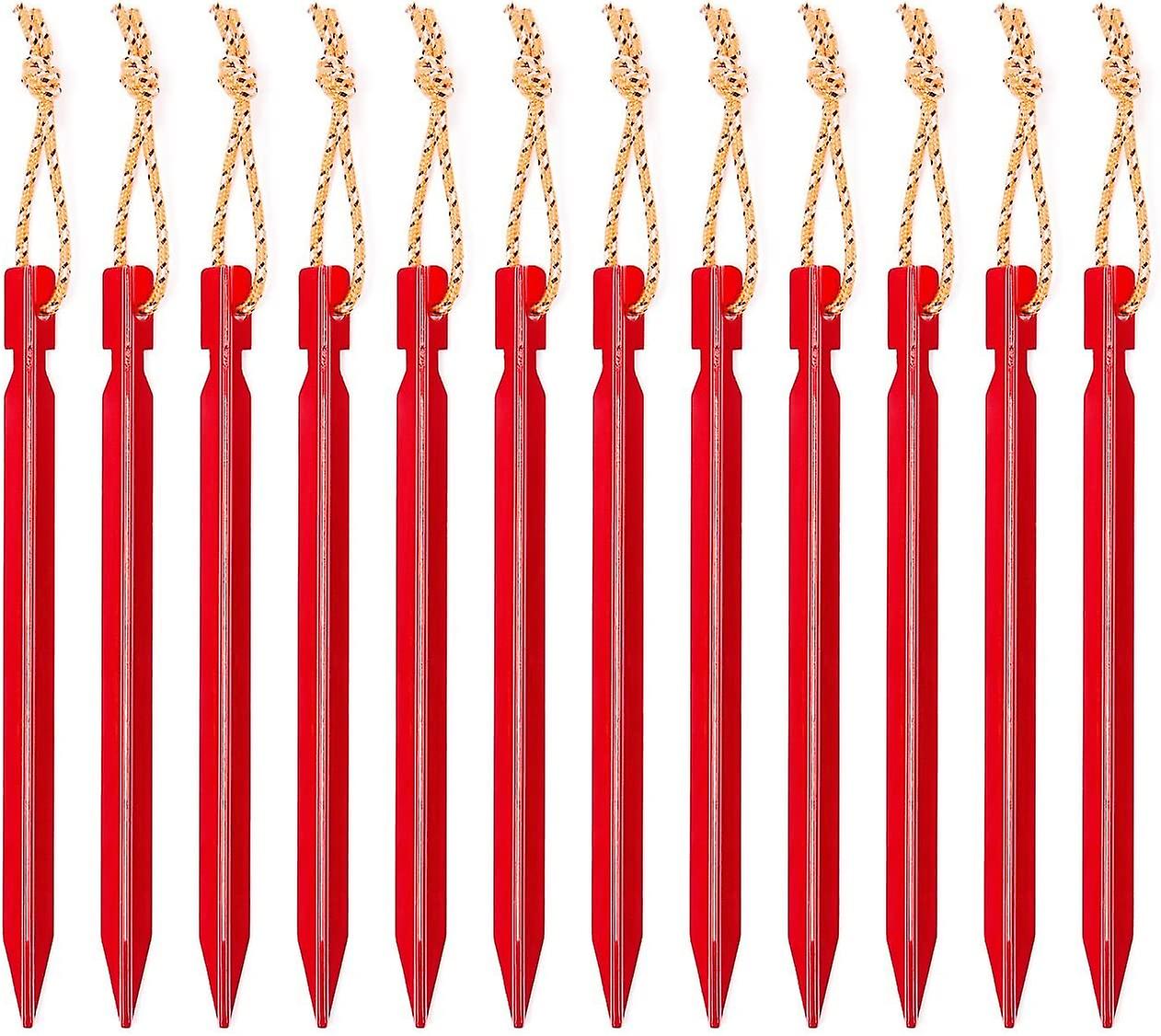 2023 - 12pcs 18cm Outdoor Aluminum Triangular Tent Nails