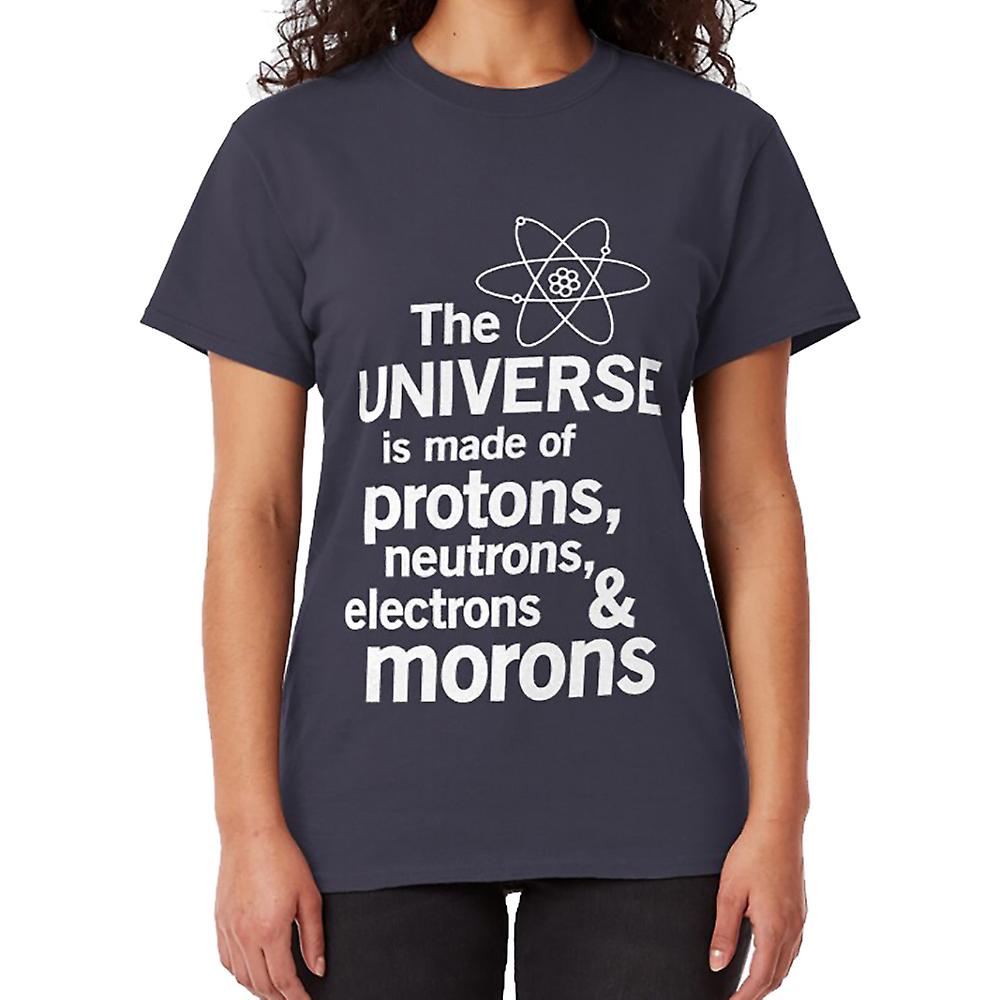 O Universo é feito de prótons, nêutrons, elétrons e camisetas idiotas