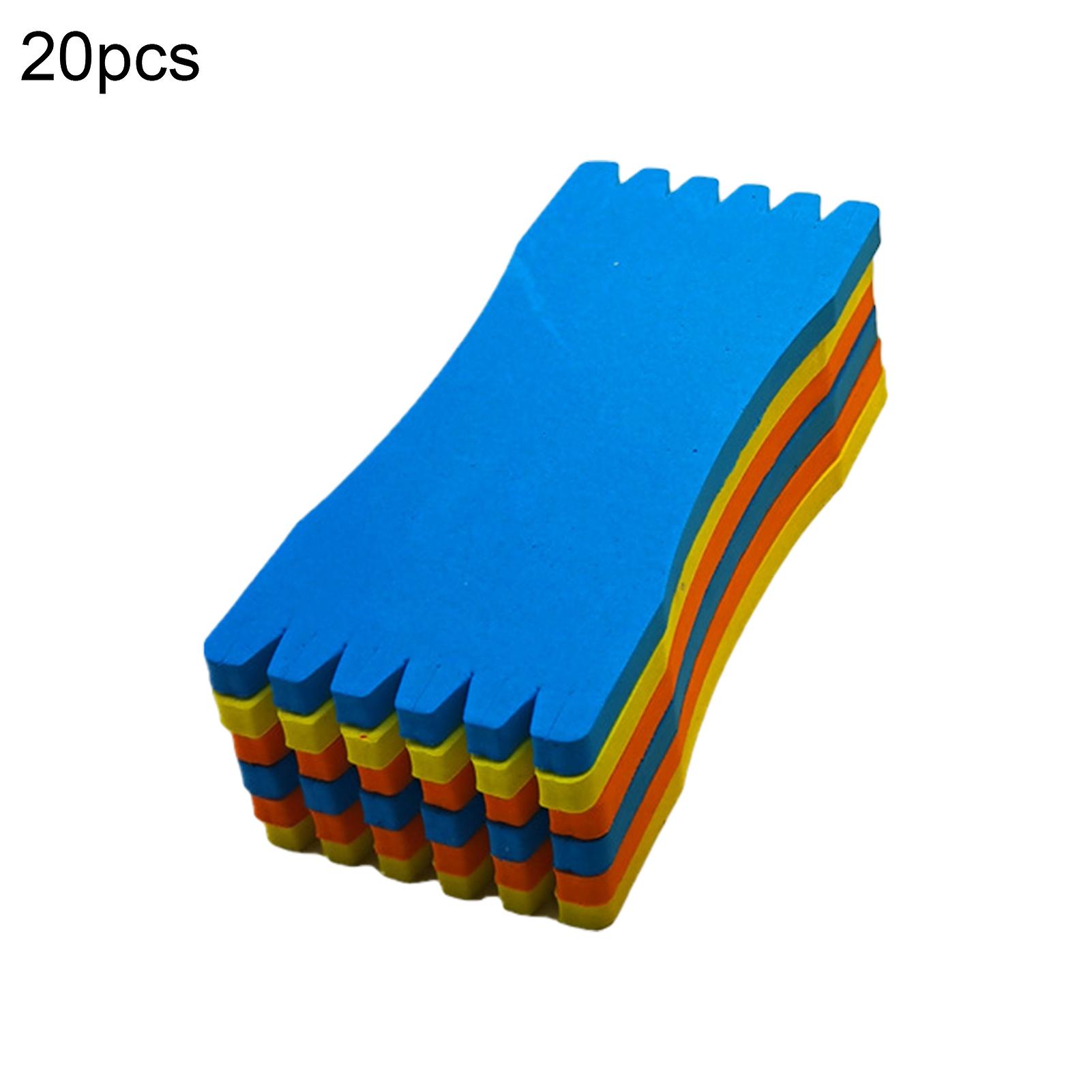 10/20Pcs Wrapping Boards Anti-scratch Storage Fishing Gear Prevent Tangling Foam Fishing Line Plate Winding Boards Fishing Supplies