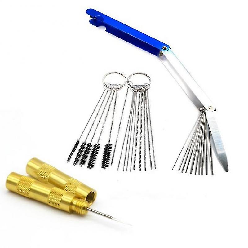 Carburetor Cleaning Brush Dirt Remove Cleaning Needles Brushes Cleaner Tools For