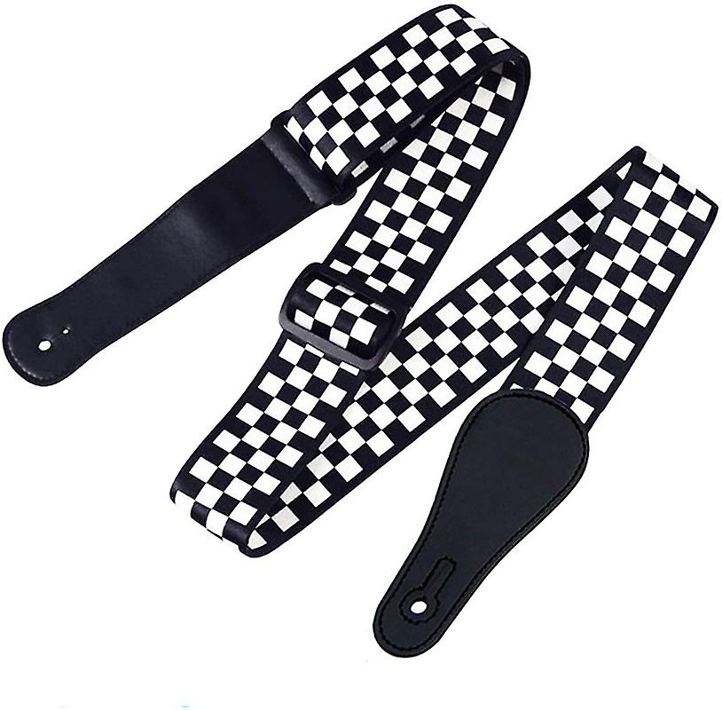 Gitarrrem, justerbar längd gitarrrem för akustisk, elgitarr, basgitarr