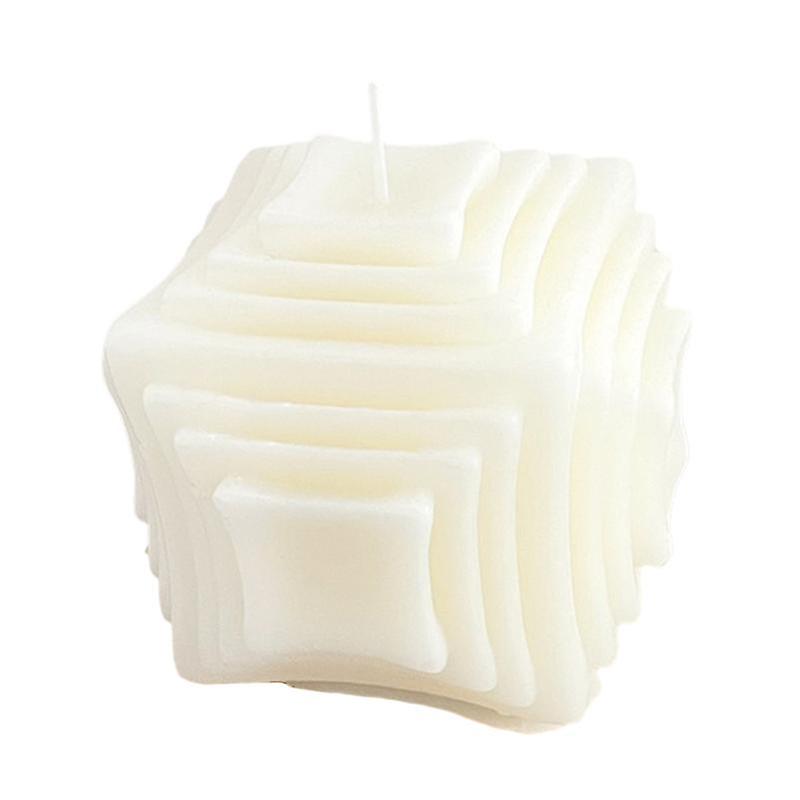 1pcs 3d Square Aromatherapy Candle Ornament