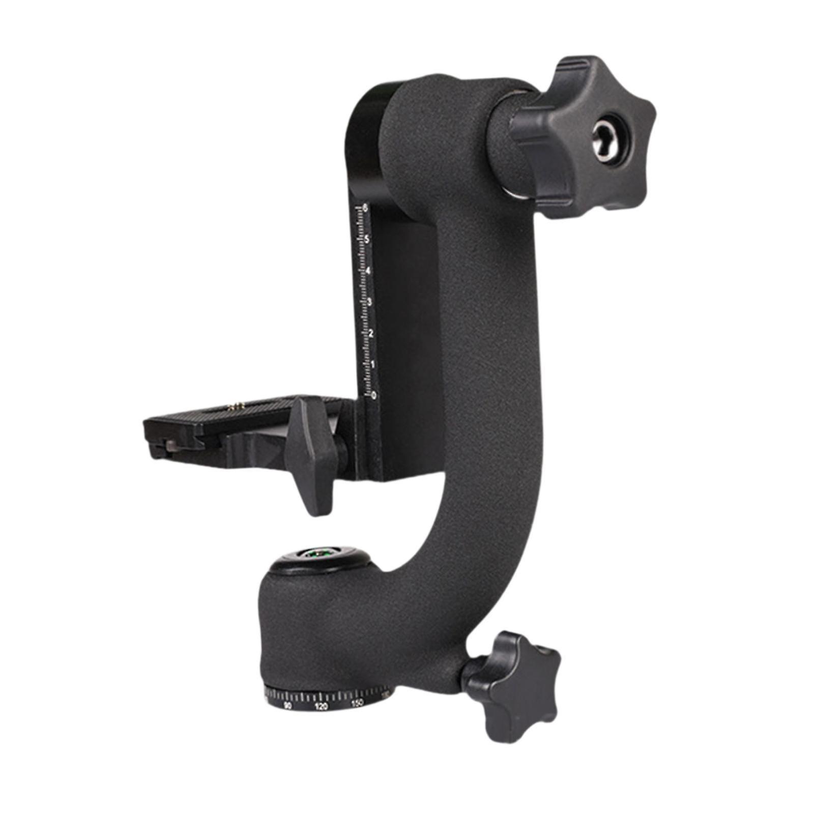 Gimbal Tripod Head for DSLR Camera Simple Installation Sturdy with Lock Knob