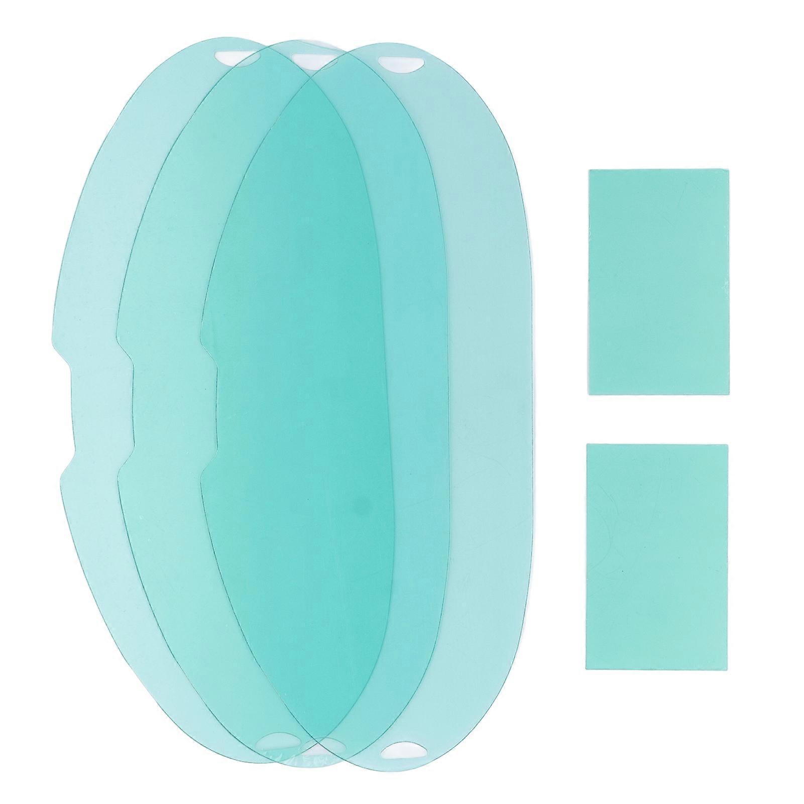 5pcs Large Viewing Screen Replacement Lens Compression Resistance Pc Welding Replacement Lens For Welder