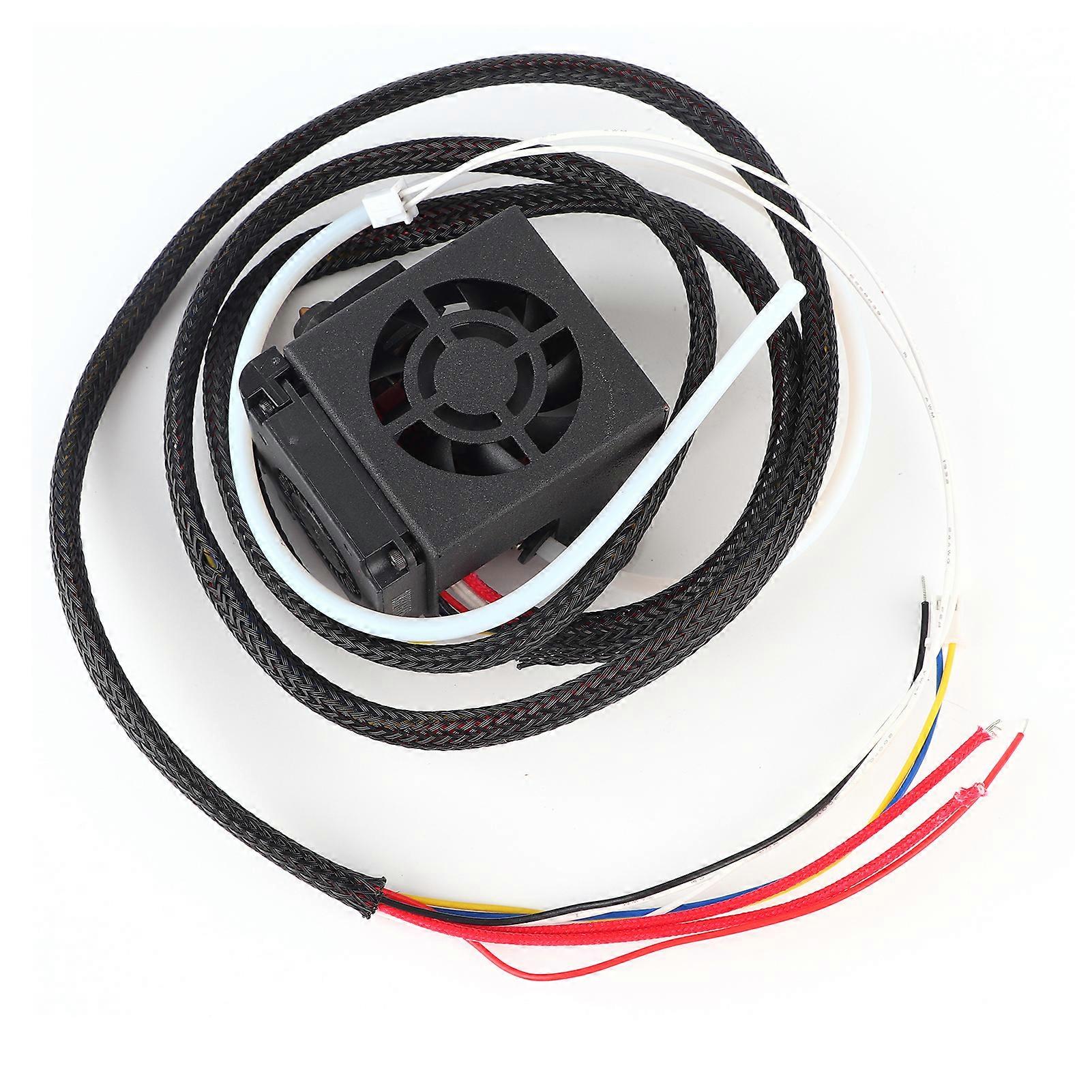 Extruder Kit 3D Printer Accessories Suitable for CR?10/Ender3 Full Set Nozzle Fanjh&#8209;80&#8209;24V