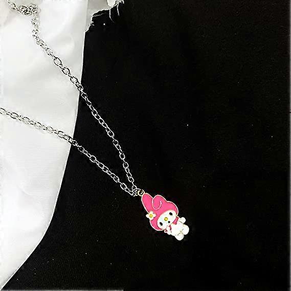 Collana con ciondolo in acciaio inossidabile con faccina
