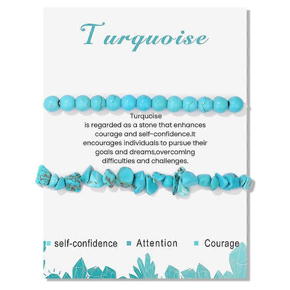 Bracelet-Blue Turquoise-Sky's Calm