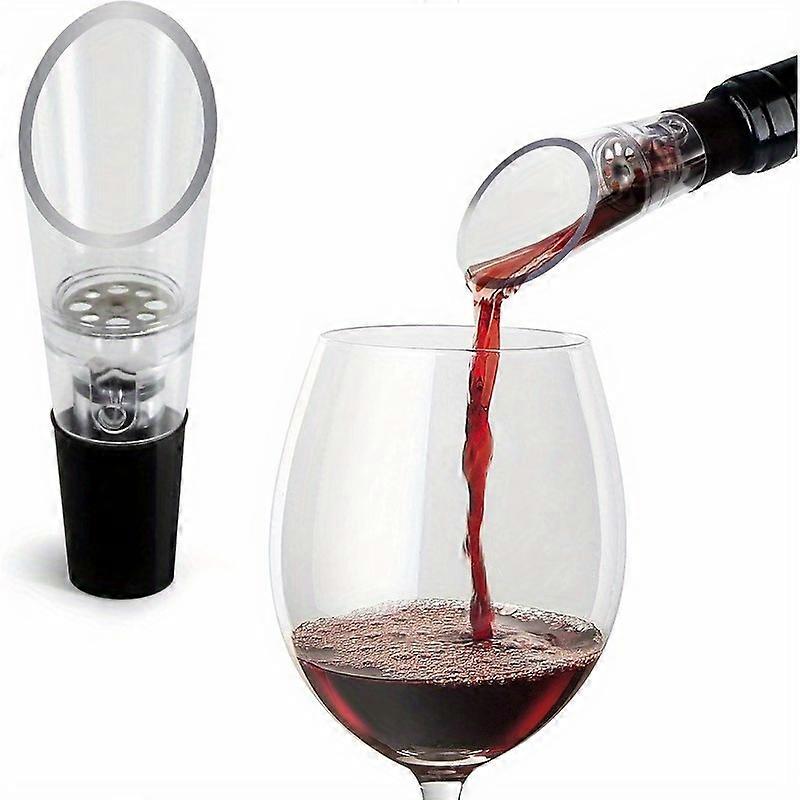Premium Wine Aerator Pourer Set: No Drip, No Spill, Enhances Taste and Smell - Gift Box Included -