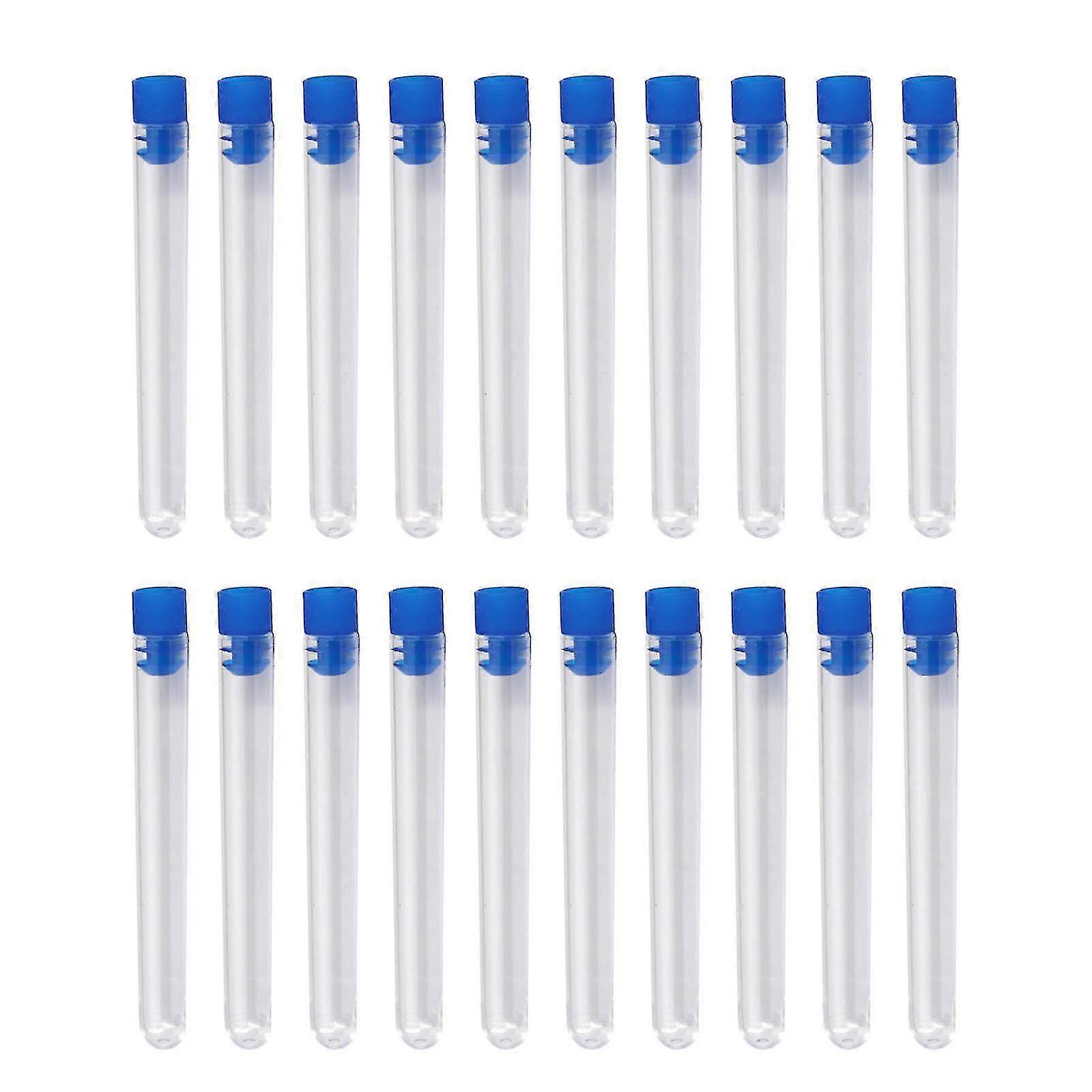 20 buc Transparent Hard Plastic Eprubete Consumabile de laborator Workmanship_Feb