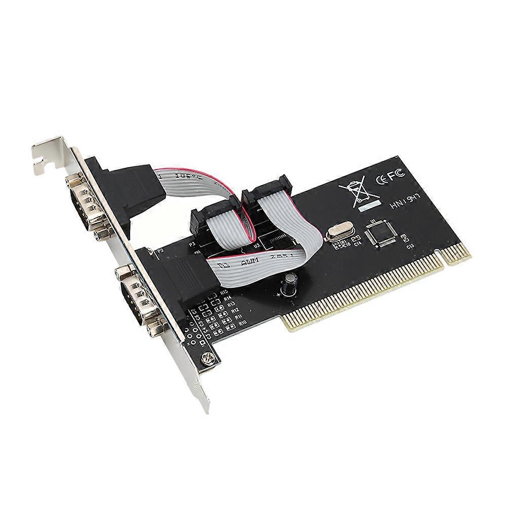PCI to Dual Serial DB9 RS232 RS?232 2 Port Extension Adapter Card for Desktops