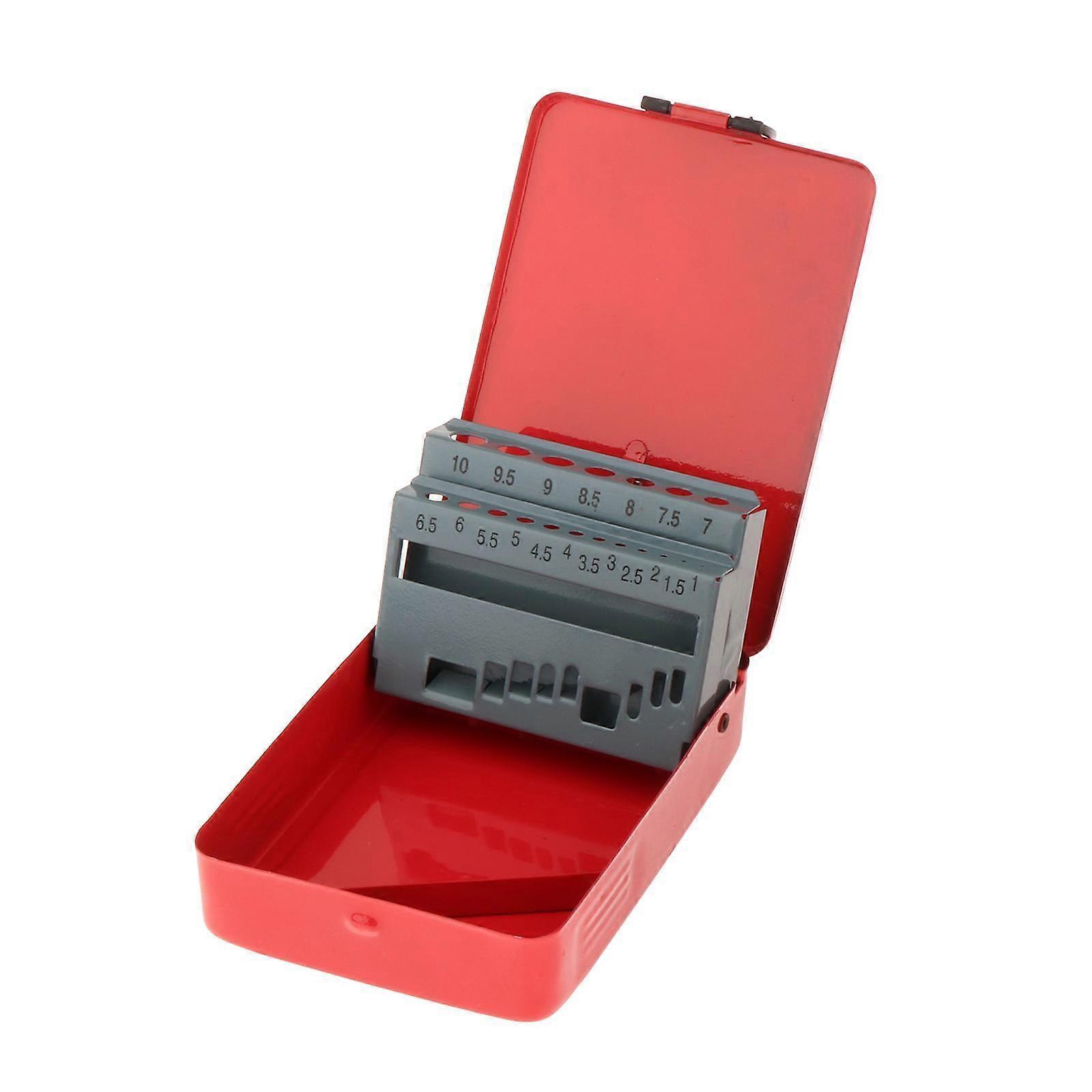 Twist Drill Bit Case Professional Iron Conveneint Accessory Drill Bit Holder 19 Slots