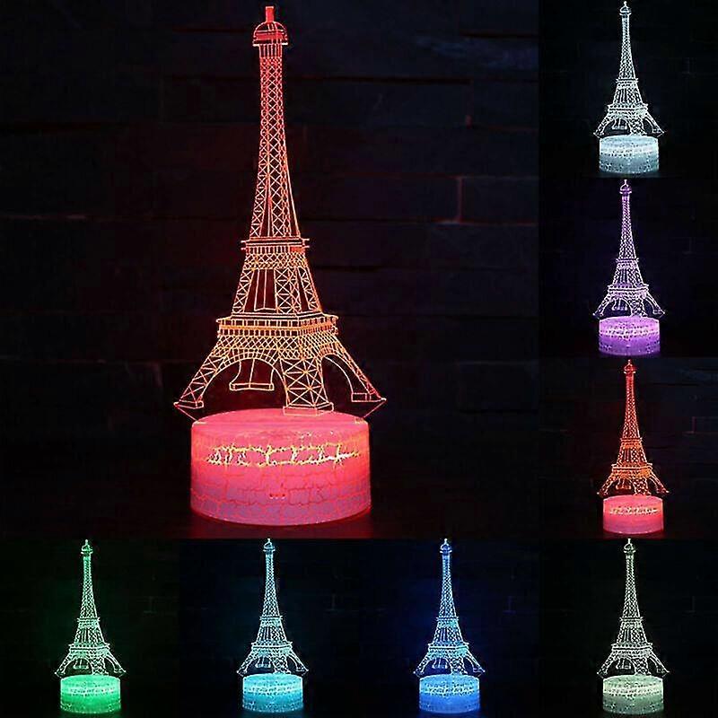 tower table neon night light desk wedding room eiffel