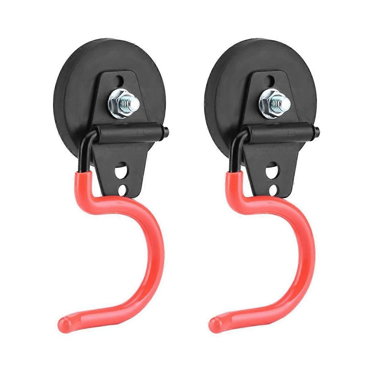 2包防滑车库储物钩重型强铁磁性扫帚拖把工具架花园H